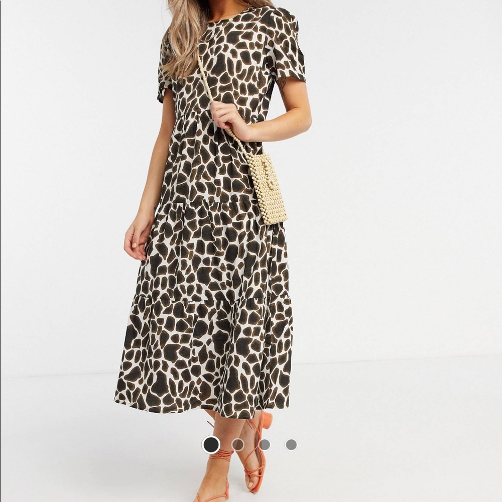 ASOS giraffe print dress